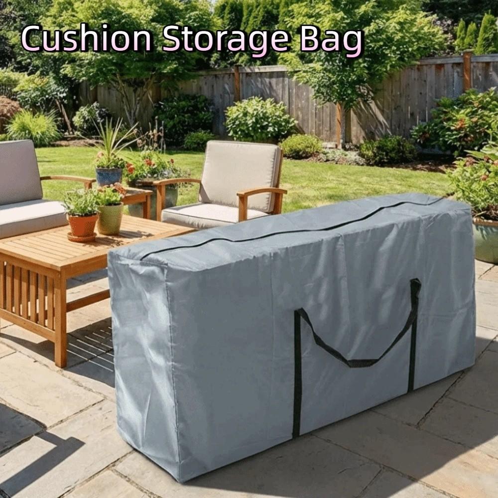 Large Capacity Furniture Cushion Storage Bag Waterproof Cushion Duffel Bag  Patio Sofa
