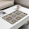 French Oil Painting Style Rectangular Placemat 30Cm*45Cm Living Room Coffee Table Restaurant Desktop Decor Dish Mat