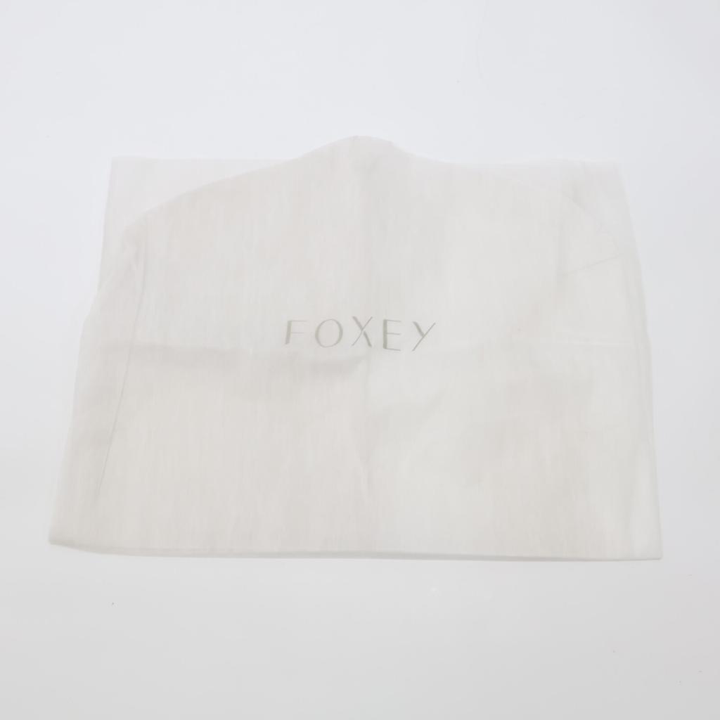 FOXEY NEW YORK White Pleated Paxton Skirt 42627 Skirt 38 whiteUsed