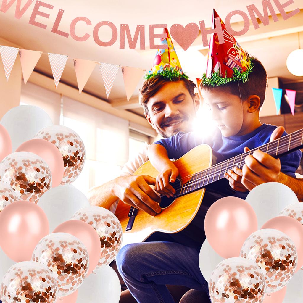15 Pieces Welcome Home Decoration Set Welcome Home Banners And Balloons