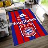 Bayern Munich Customize Your Name Area Rug Design for Kitchen Decorate room Foyer Bedrooms Anti-slip Rug Office home decor