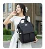 Colorful Double Shoulder Mummy Bag – Large Capacity Diaper Backpack for Mom and Baby