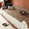 All seasons universal French sofa cover light luxury high-end machine washable sofa towel 2025 new straight-row cover pad