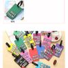 Novelty Strong Luggage Tag Silicone Letter Suitcase Name Address ID Tag Holiday