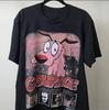 Courage The Cowardly Dog Graphic T Shirt Cartoon Y2K Vintage Style Tee S-3XL