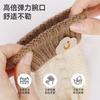 Kids Winter Knit Mittens With Neck Strap Warm Fleece-Lined Unisex Gloves Ages 3-6 Soft Acrylic Multiple Color Combos
