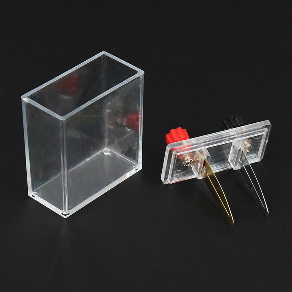 Educational Saltwater Battery Science Experiment Device for Classroom Labs Demonstrating Experiment on Power Generation