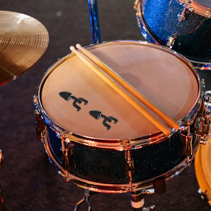 2 Stück Trommelohr Edelstahl Ösenhaken Ersatz Metall Kralle Verbinder für Snare Bass Drum Hardware Schlagzeug Zubehör