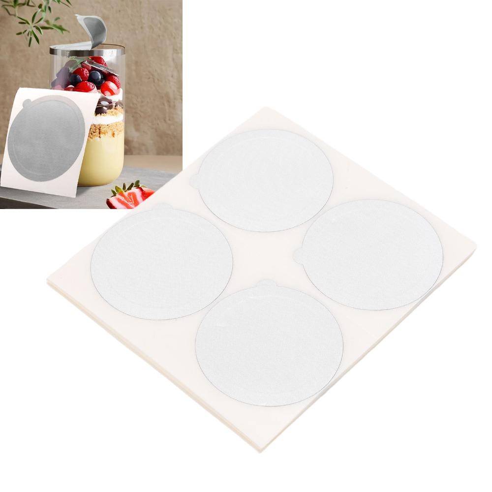 100 Pcs Set Compatible Coffee Pod Stickers 51mm/2.0in Aluminum Foil Seals For Coffee Capsules
