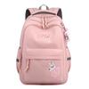 Cute Rabbit Students Backpack Casual Nylon Double Shoulder Bag Travel Bag Junior High School Student Schoolbag mochila book bag