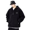 Men's Fleece Hooded Sweatshirt: Autumn/Winter Thickened Loose Fit Jacket
