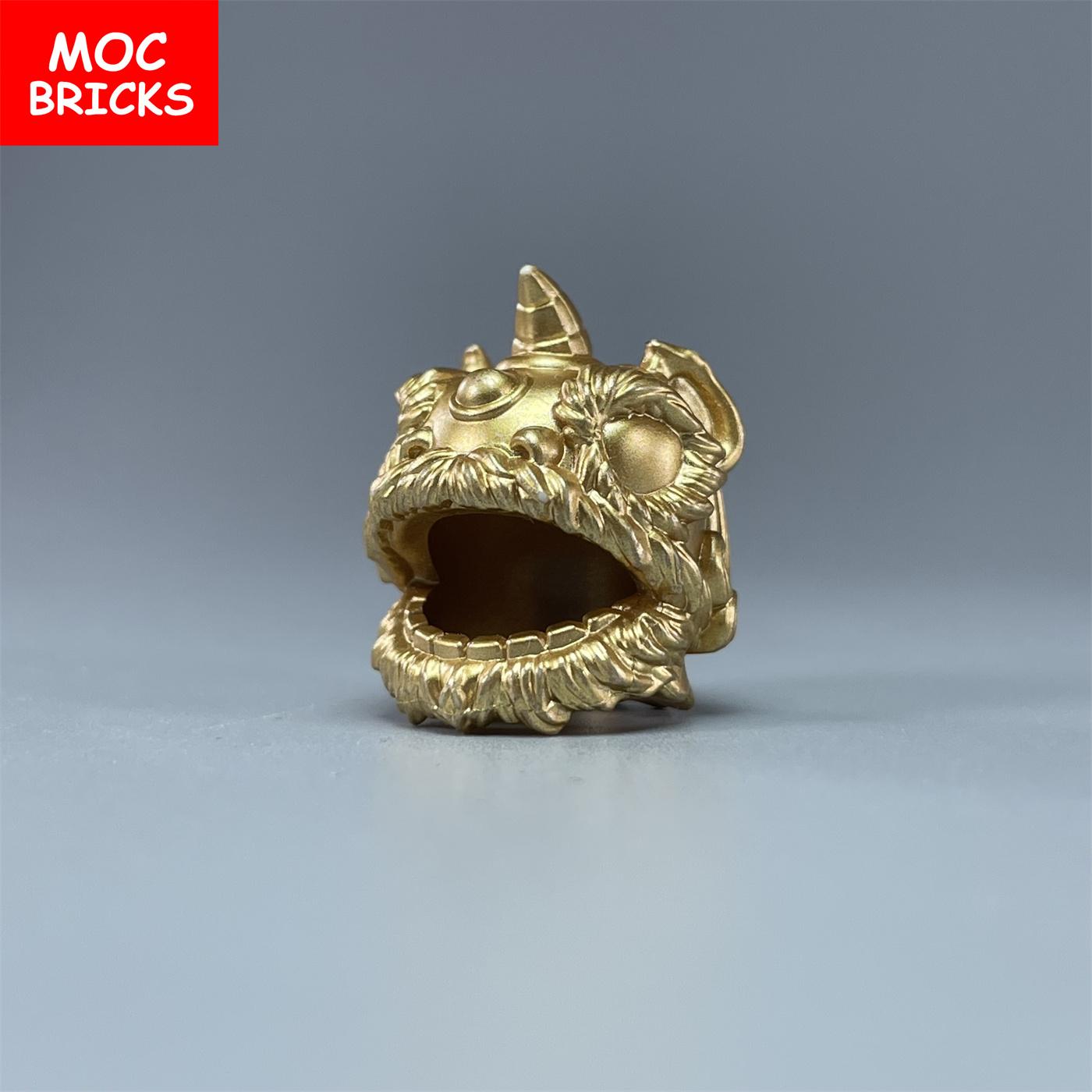 

MY OWN CREATION Blocks Chinese Dance Lion Whole Figure Miniature Latest Year Festival Gifts Assembled Building Blocks Children Playthings