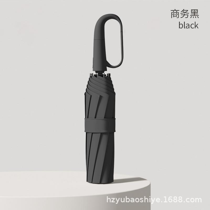 Automatic large sunshade umbrella Sun umbrella Women's high-value folding umbrella American simple and high-end men's umbrella