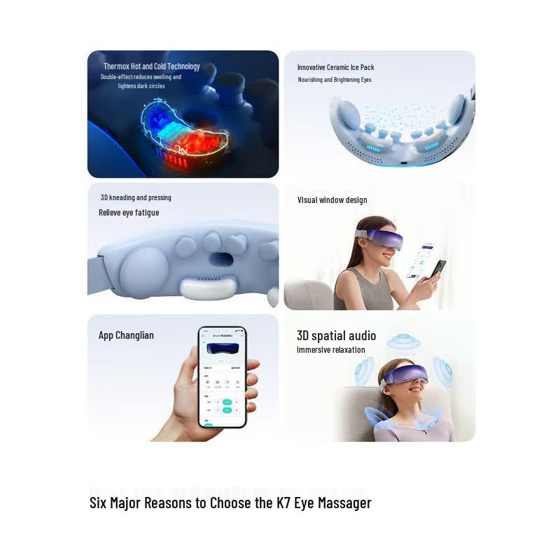 SKG K7 Series Eye Massager CN Plug (adapter Included)