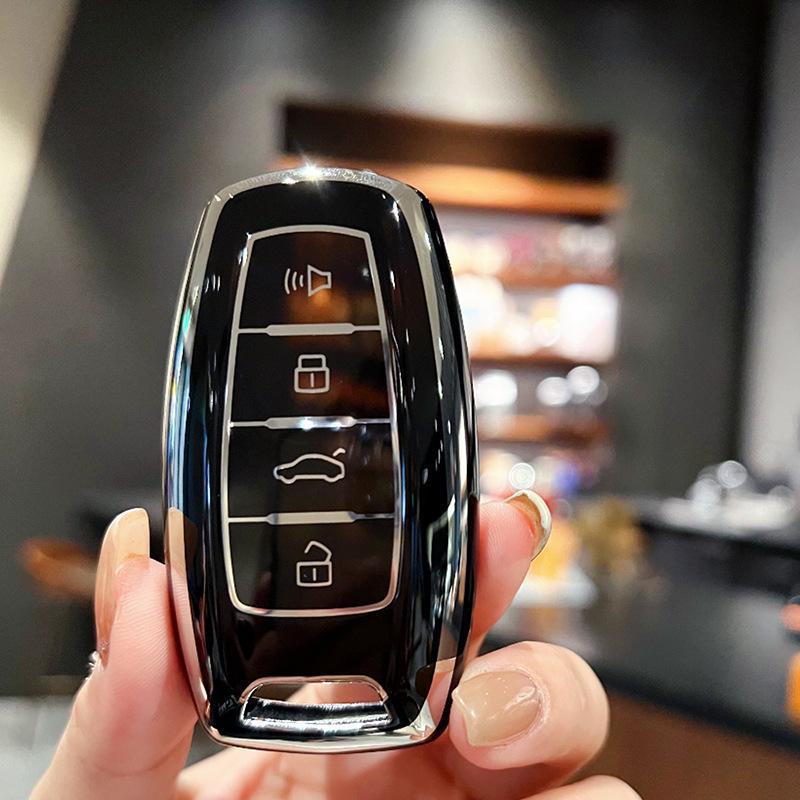 Haval H6Coupe Sports Version Key Cover for Haval M6, H2, F5, H4 - Special Car Key Bag Shell with Buckle