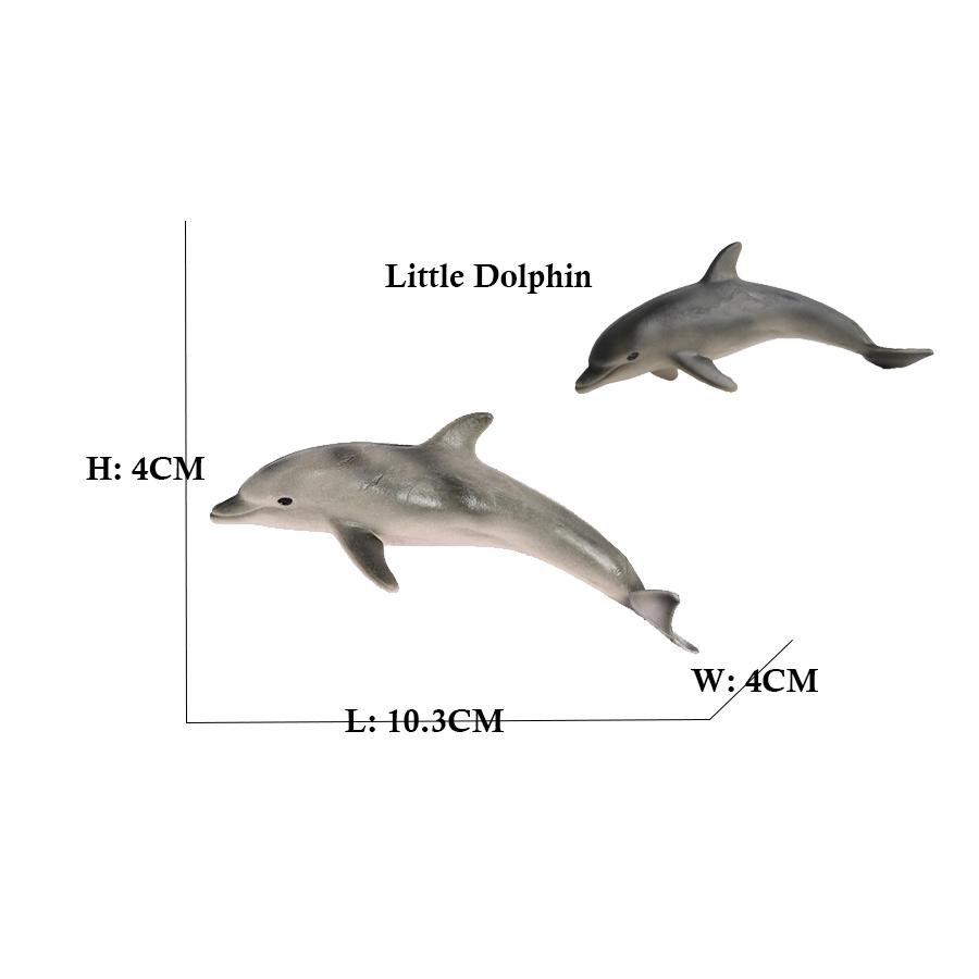 Endangered Marine Animals Figurines Killer Shark Orca Beluga Whale Dolphin Seal Model Action Figure Toy Conservation Awareness