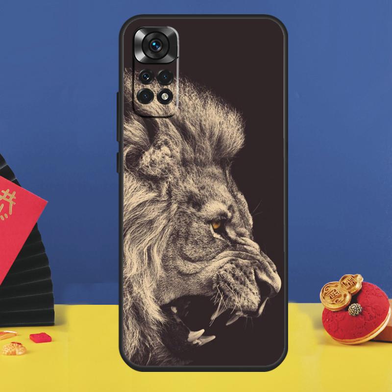 

Roaring Lion Design Phone Case For Xiaomi Redmi Note 14 Pro 12 11 9 10 13 15 Pro Plus 10C 12C 13C 14C 15C Cover Redmi Note 12 Pro 5G