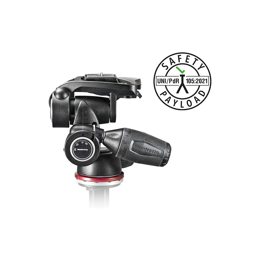 Manfrotto Basic 3-Wege-Neiger 804 Adapt mit Schnellwechselplatte (MH804-3W)
