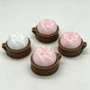 3D Printed Dumpling Fidget Toy Decompression Steamed Bun Toy Keychain Pendant Home Office Worker Anxiety Stress Relief Desk Toy