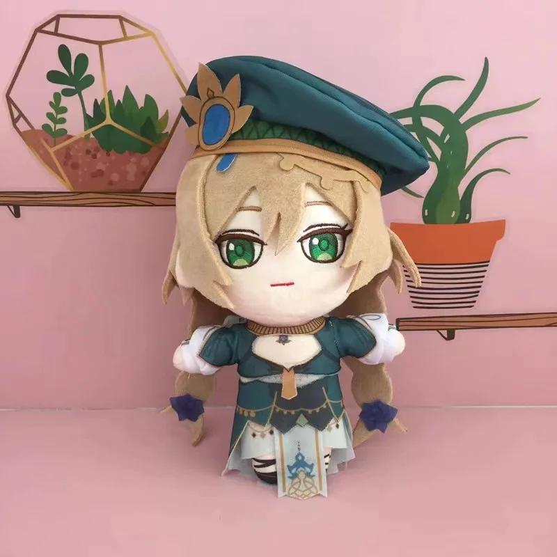 Genshin Impact Lisa  Knights of Favonius Cute Plush Toys Cosplay Pillow Toy Kids Birthday Gift 20cm