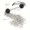 Metal Pepper Double Bead Chain Whip With Restraints Spanking Flogger  Adult Flirting Sex Play Toys For Women And Couples Restraint Kits & Sets