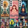 Meditation Yoga Girl Phone Case For Samsung Galaxy S10 Lite S10E S9 S8 Plus Note 20 Ultra 10 Pro 9 8 S7 Edge M21 M12 M32 M51 M52