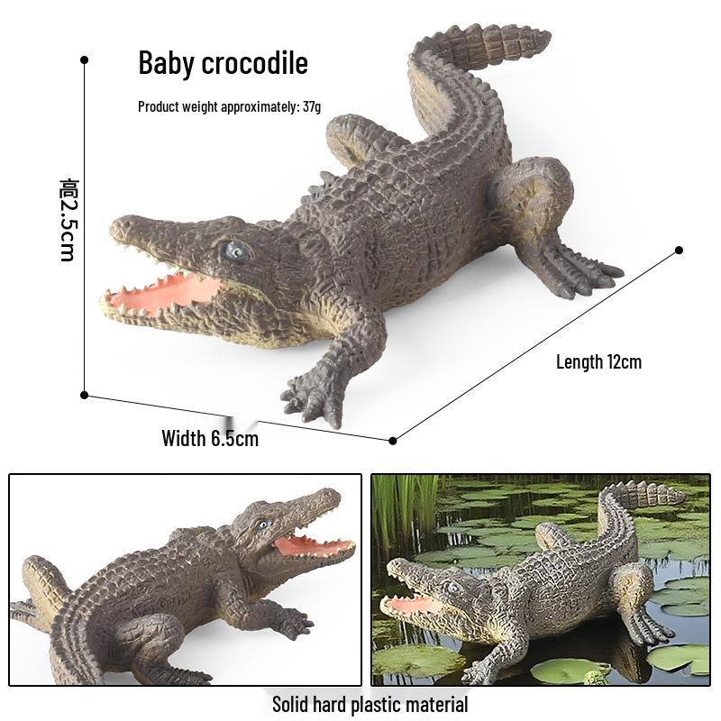 Wildlife Simulation Model: Tiger, Lion, Panda, Elephant, Rhinoceros, Kangaroo, Leopard, Horse, Sheep Toy Set