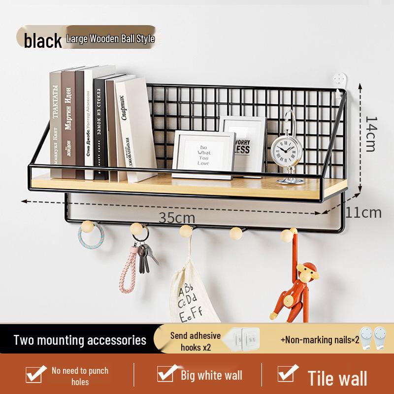 Punch-Free Wall-Mounted Camera Shelf: Multi-Functional Security & Storage Solution