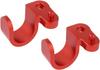 CNC Aluminum Alloy Wire Clip Aluminum Alloy Cable Clamp for Honda CRF250/300L/M/RALLY (Red)
