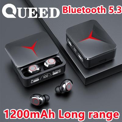 TWS Fone Bluetooth Fools Trings' Office auriculares inalámbricos auriculares con pantalla HD tapa móvil conjuntos deportivos con micrófono