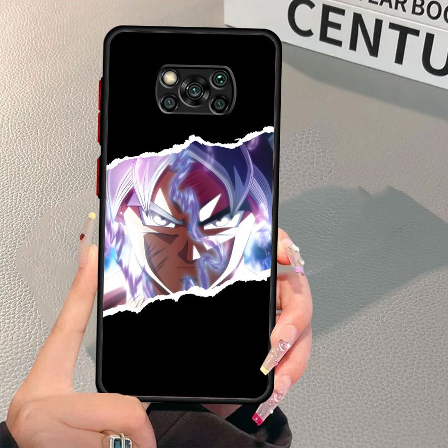 Dragon Ball Fashion Goku Back Phone Cover Case for Xiaomi Poco X3 NFC F3 C50 M5s C51 C40 X3 X4 X5 Pro
