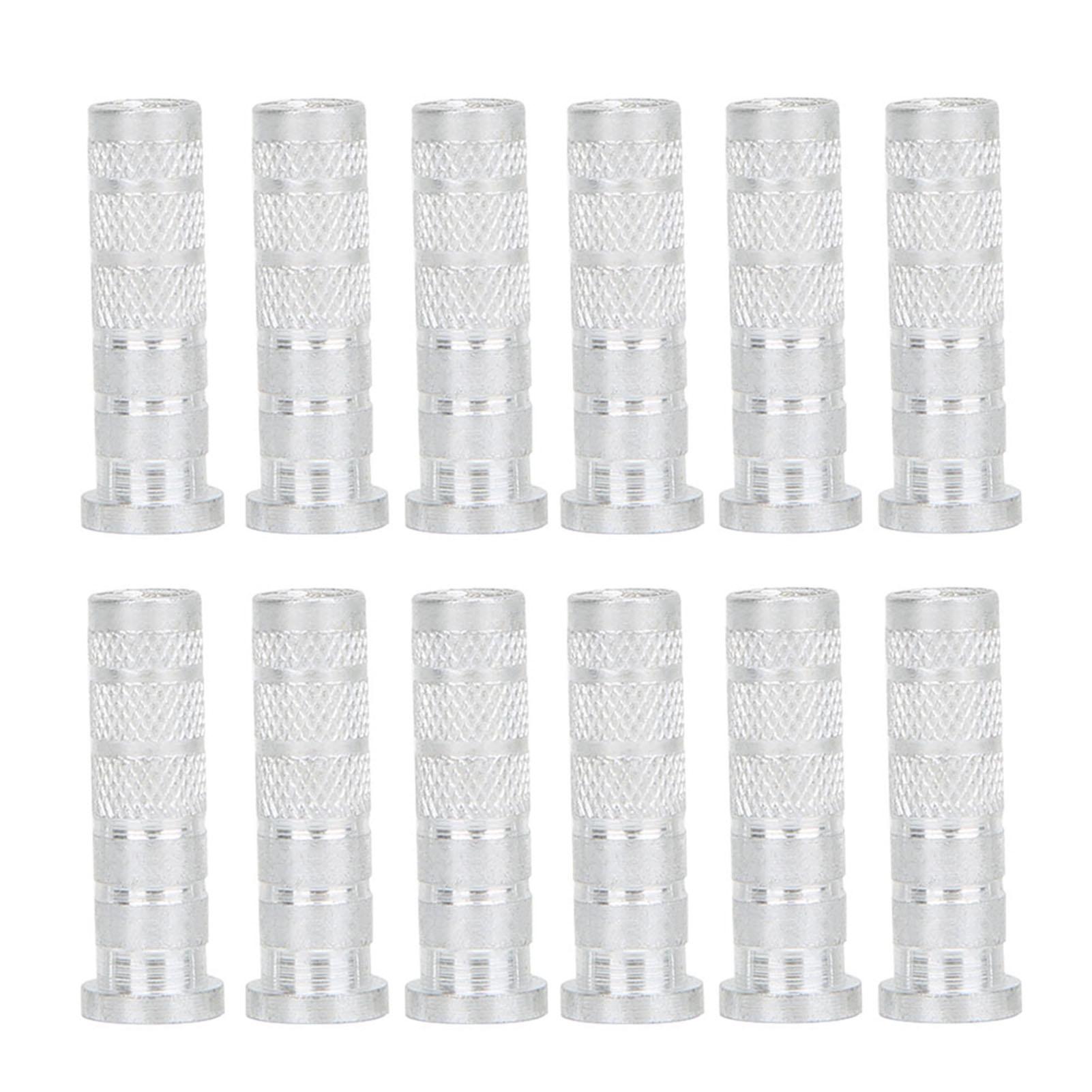 

12pcs Replacements Archery Base Aluminum Inserts for Carbon Arrows 6.2mm