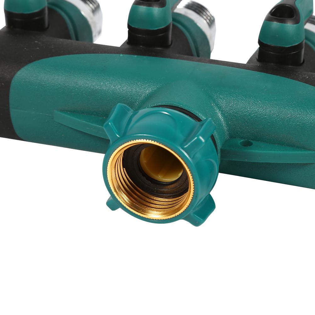 4 Way Water Tap Converter Connector Splitter Hose Pipe Adapter Garden Irrigation Watering