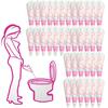 6-20 Stück Damen Einweg-Papier-Urinal Reise-Urinationsgerät für Schwangere Trichter Reisende Camper Outdoor-Aktivitäten