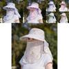 Outdoor Sun Protection Hat With Shoulder Cover For Women Summer Uv Blocker Lightweight Polyester