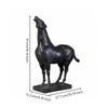 Horse Figurine with Base Rustic Decor Distressed for Living Room