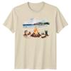 Beach Bonfire Camping Outdoors Unisexs TShirt Unisexs Tee Graphic Unisex Top