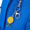 Sunflower Themed Keychain Metal Construction Flower Key Holder Lightweight Portable Fashion Jewelry Gift