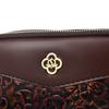 Elegante Borsa a Tracolla Floreale Goffrata da Donna – Mini Borsa a Spalla Vintage con Dettagli Dorati