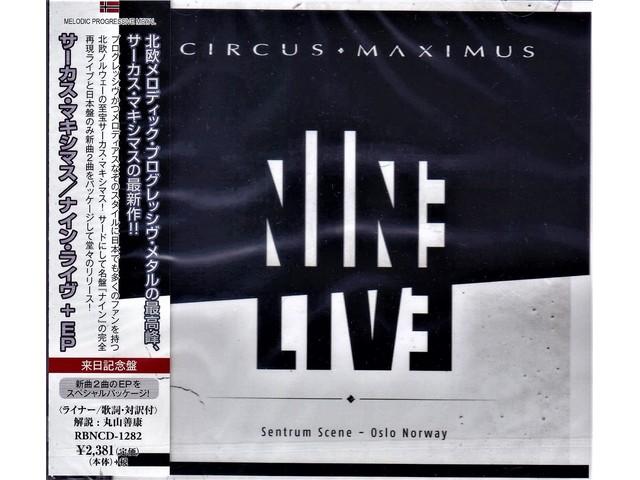 [CD] Nine Live +EP Japan Edition CIRCUS MAXIMUS RBNCD-1282 Bonus Tracks NEW