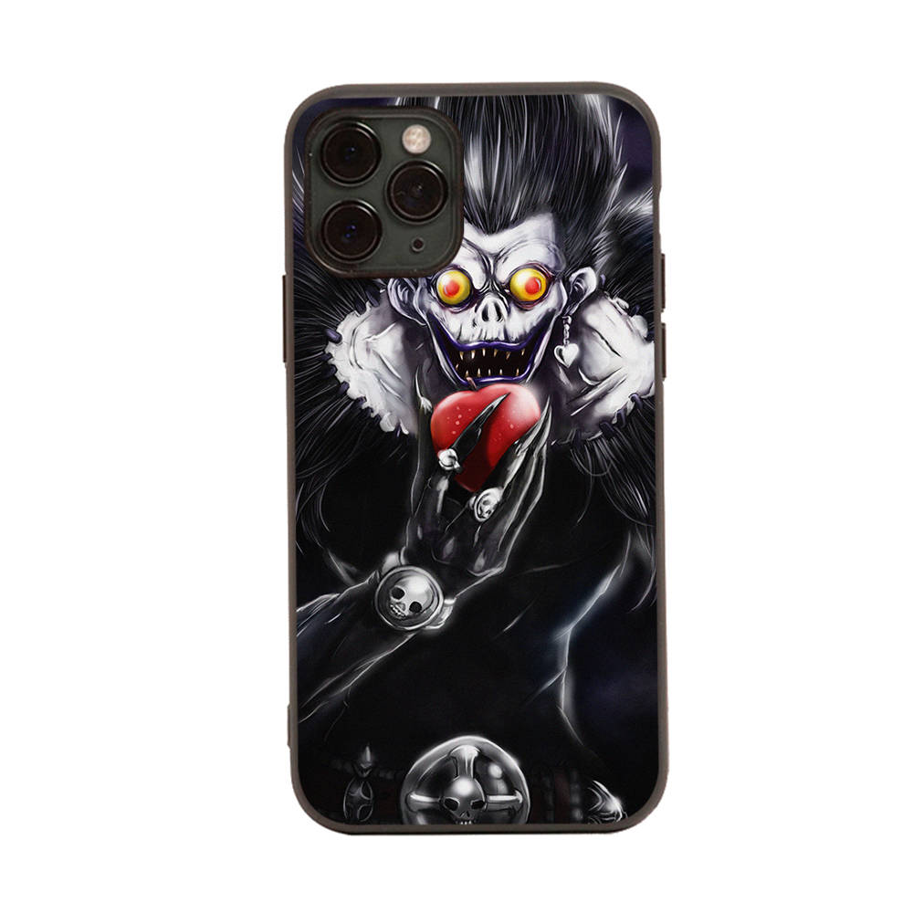 Hülle für Samsung A04 A14 A23 A34 A54 M23 M33 M52 M53 Realme 10 9 C30S C35 C55 VIVO Y02S Y21 Y51 X80 Pro Transparente Hülle WI87 Death Note Anime