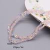 4mm 130pcs High Quality Triangle Crystal Glass Beads Shiny Color Loose Beads For Jewelry Making DIY Earring Necklace