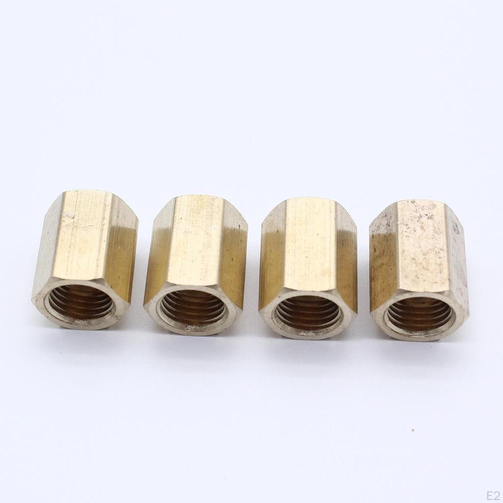 12 Pieces 3/8" - 24 Threads Brake Line Fittings ,Connector Tube Replacement Part for 3/16" 8