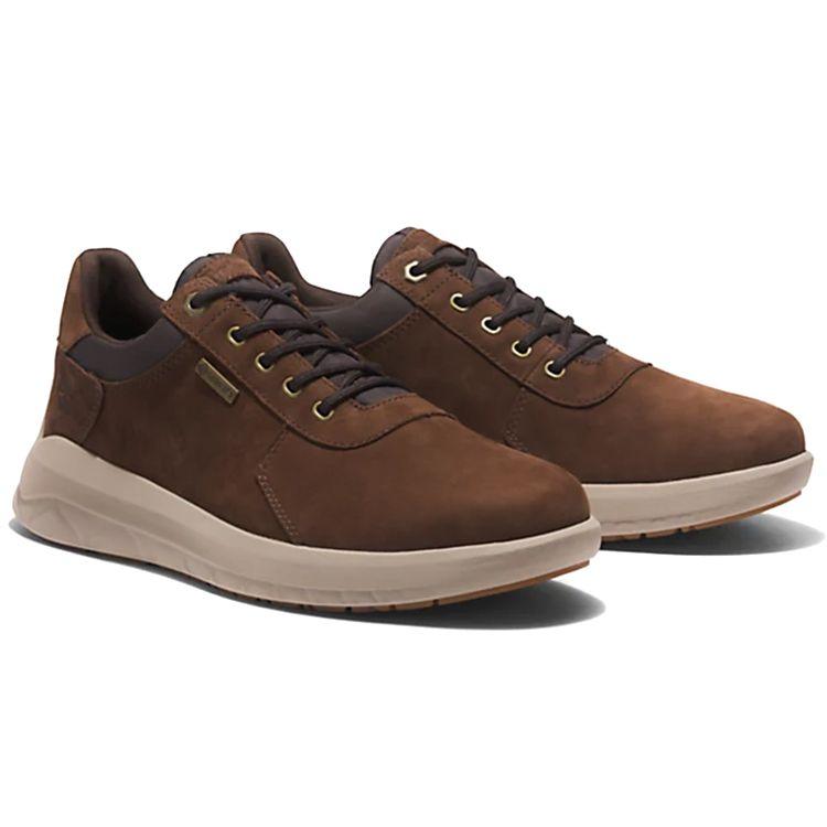 Timberland Bradstreet Ultra Gore-Tex Leather Comfortable Slip-Resistant Durable Waterproof Lightweight Low-Top Casual Shoes Men Sneaker Brown A42WND42