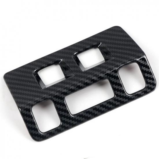 For Subaru WRX STi 2015- Carbon Fiber Interior Head Light Switch Cover Trim