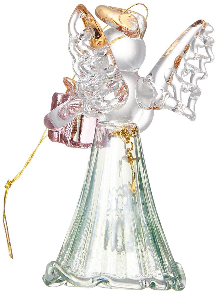 Just Willow Object Angel Bell Small Present Angel Figurine Glass 0890016