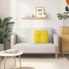 Back Cushion Light Yellow 45 x 24 x 50 cm Fabric