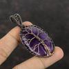 Tree Of Life Star Amethyst Pendant Copper Wire Wrapped Jewelry Genuine Gemstone Pendant Handmade Jewelry Copper Wire Pendant Gift For Friend