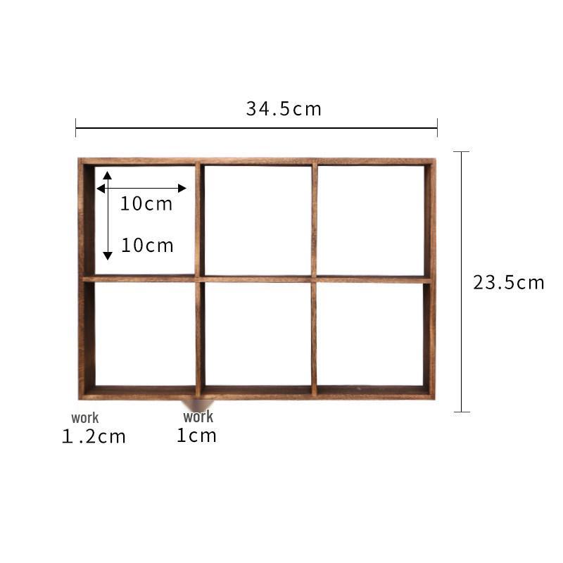 Chinese Wall-Mounted Solid Wood Tea Rack & Display Shelf, Multi-Layer Bo Gu Jia Design.