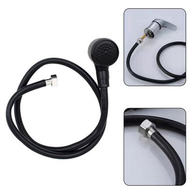 Badezimmer Düse Rohr Schwarz Wasserhahn Zubehör Handheld Kunststoff